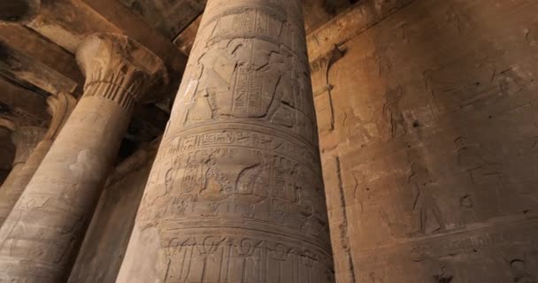 Храм Гора в Эдфу, Верхний Египет - Кадры, видео