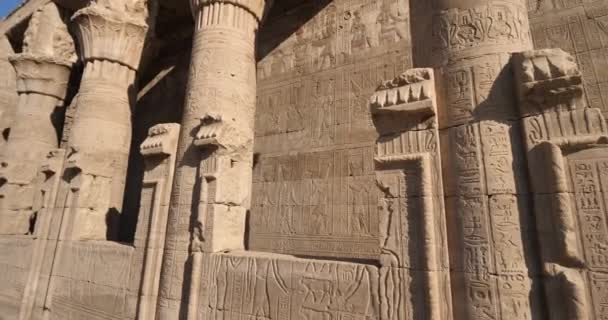 Temple of Horus in Edfu,  Upper Egypt - Footage, Video