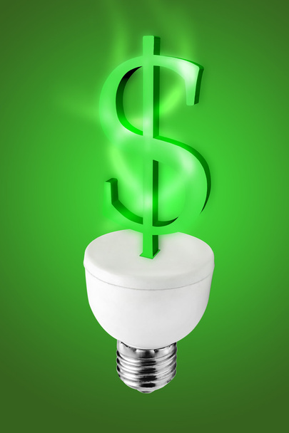 Economische lamp concept - Foto, afbeelding