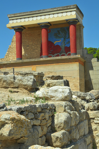 oude Minoische tempel - Foto, afbeelding