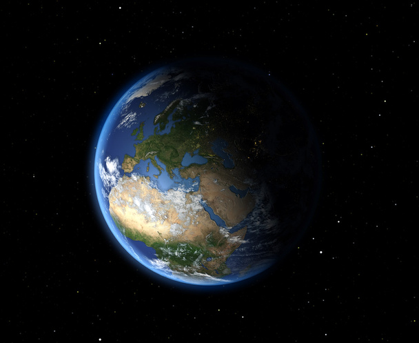 La Terre depuis l'espace. Europe
 - Photo, image
