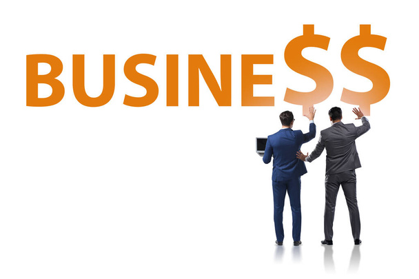 Business success concept with the businessman - Fotó, kép