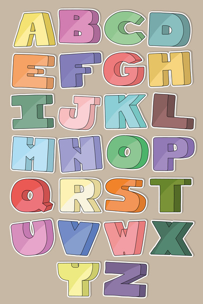 Alphabet - Vecteur, image