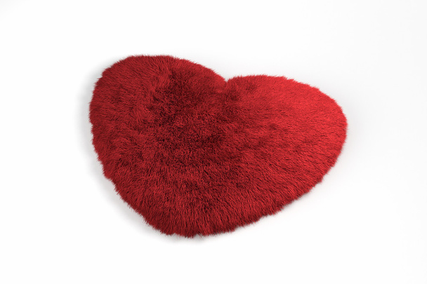 Coeur rouge moelleux
 - Photo, image