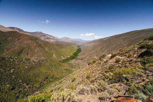 Con vistas al valle del Infierno, Western Cape, Sudáfrica - Foto, imagen