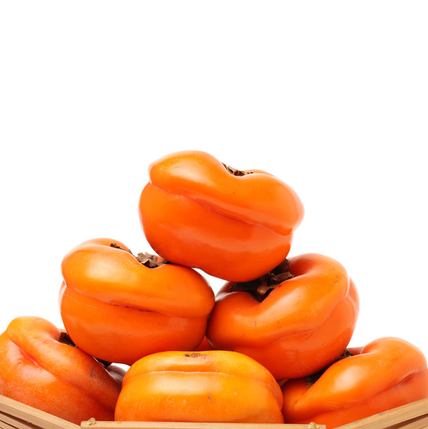 Fresh orange persimmons - Foto, Imagem