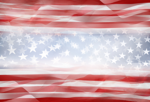 American stars and stripes flag background - Photo, Image