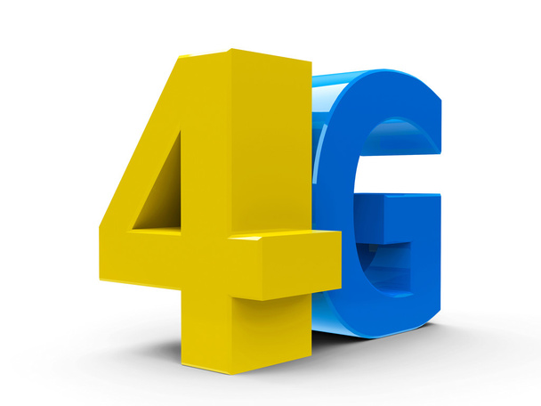 4G icon isometry - Photo, Image