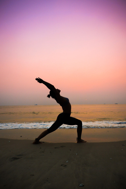 woman practicing yoga   - Photo, Image