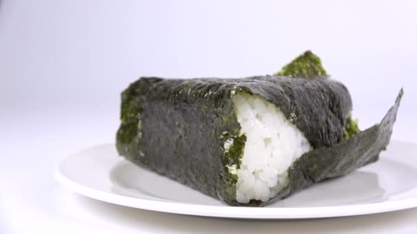 Japonská rýže míč pohodlí obchod - Záběry, video