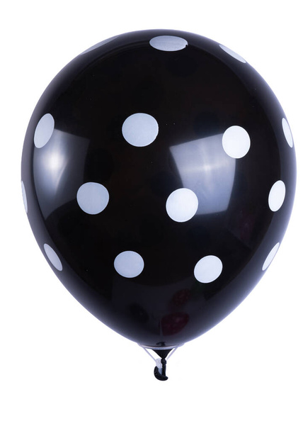 polka dot balloons isolated on white background - Foto, imagen