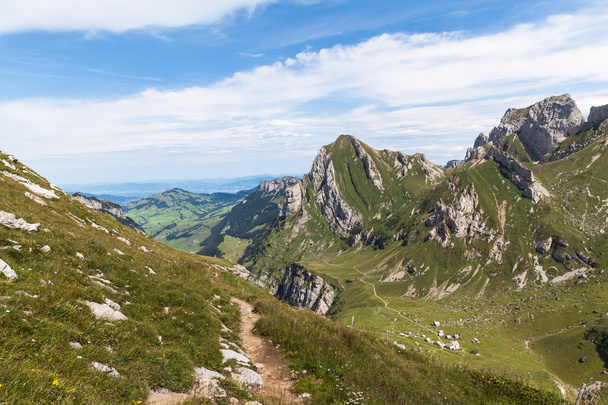 Näkymä Alpstein ylängölle
 - Valokuva, kuva