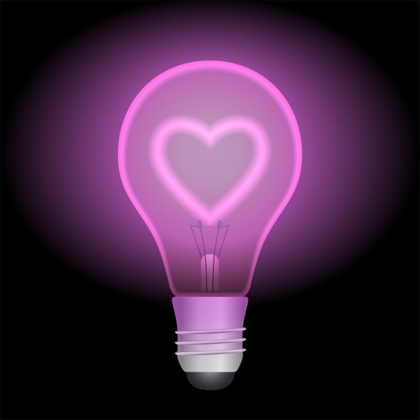 Amore lampadina
 - Vettoriali, immagini