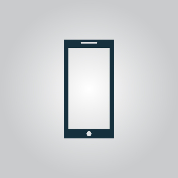 smartphone icon, sign and button - Вектор,изображение