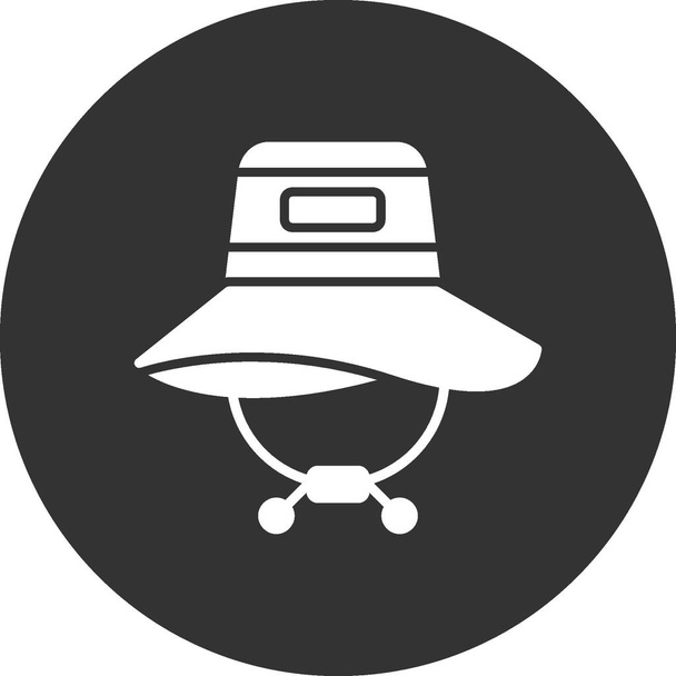  Sombrero de sol iconos creativos Desig - Vector, imagen