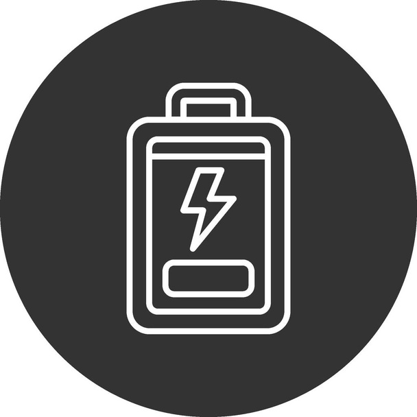 Low Battery Creative Icons Desig - Vector, Image