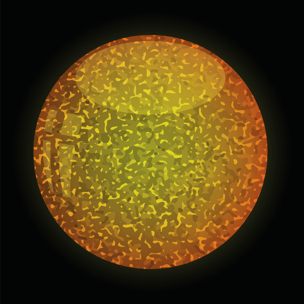 sárga gömb - Vektor, kép