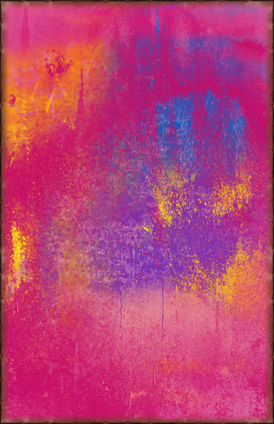 Textura abstrata colorida com costuras enferrujadas ao longo de bordas
 - Foto, Imagem