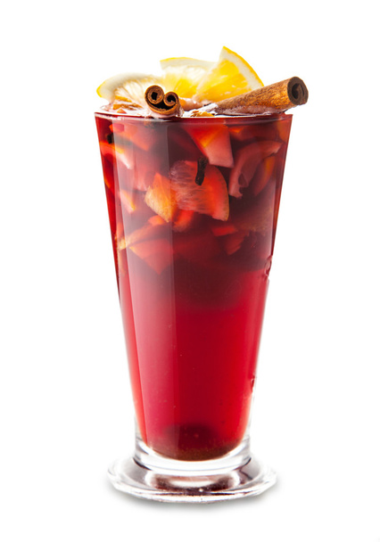 Hot red mulled wine - Photo, Image