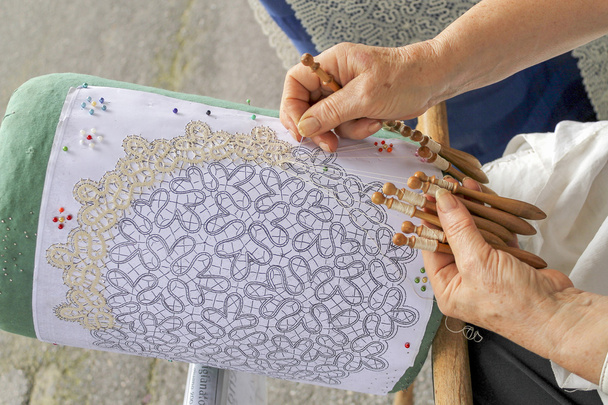 lace making - Foto, Imagen