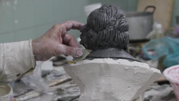 Creating sculptures - Footage, Video