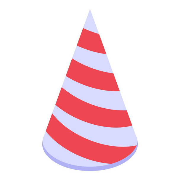 Acrobat cone icon isometric vector. Man person. Success artist - Vector, Image