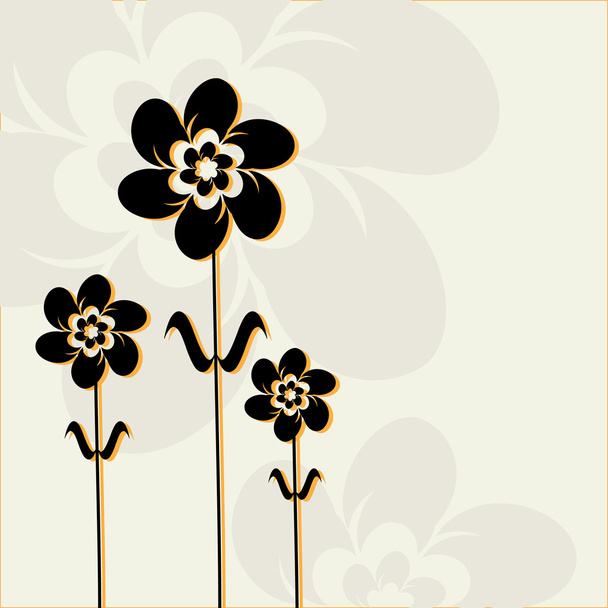 Abstract flowers - Vector, Image