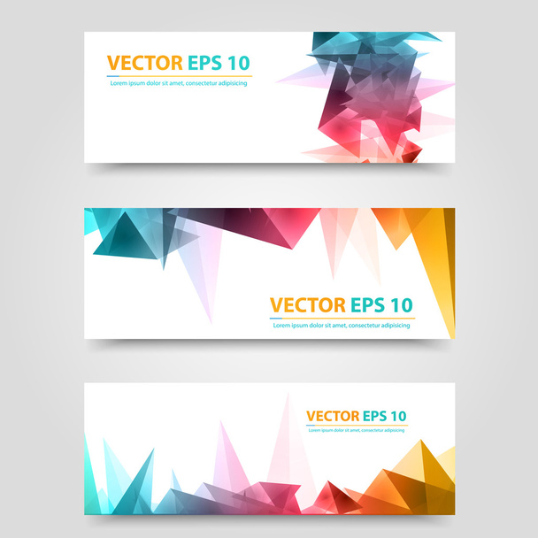 Flyer template header design. - Vector, Image
