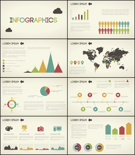 Infografics - Vektor, Bild