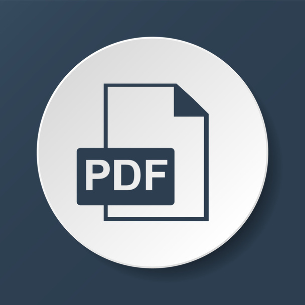 PDF піктограма
 - Вектор, зображення