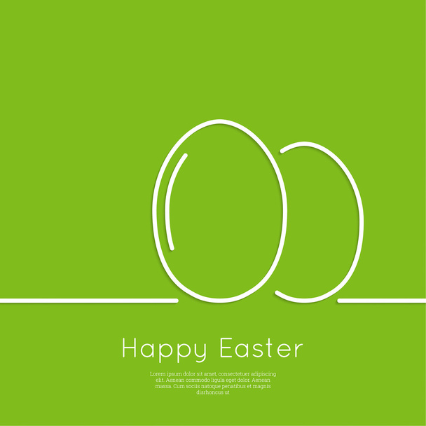 Happy easter cards - Vector, Image