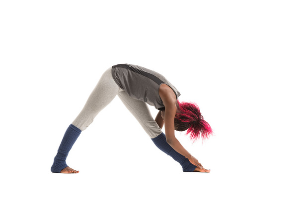 Woman doing yoga exercises - Photo, Image