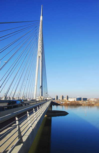 Ada híd Belgrádban - Fotó, kép