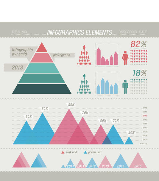 Infografics - Vektor, kép