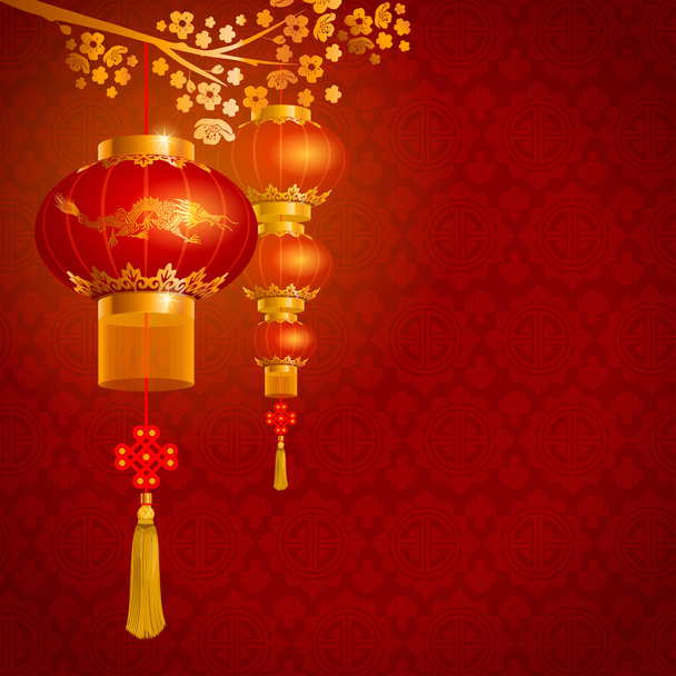 Lanternes chinoises
  - Vecteur, image