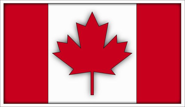 Kanadská vlajka - Vektor, obrázek