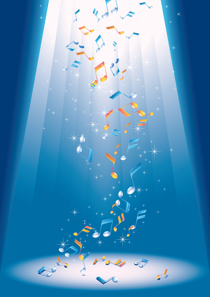 Vector Musical Background - Vector, Image