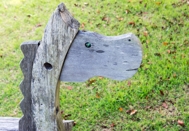 houten paard - Foto, afbeelding