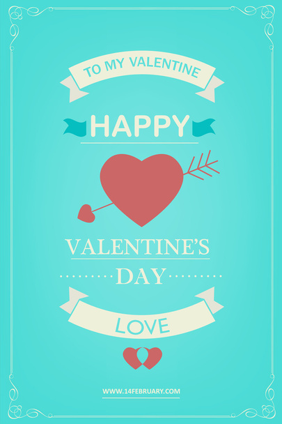 Happy Valentines day - Vettoriali, immagini
