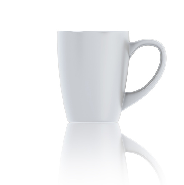 Illustration 3d tasse de thé blanc vue de face
 - Photo, image