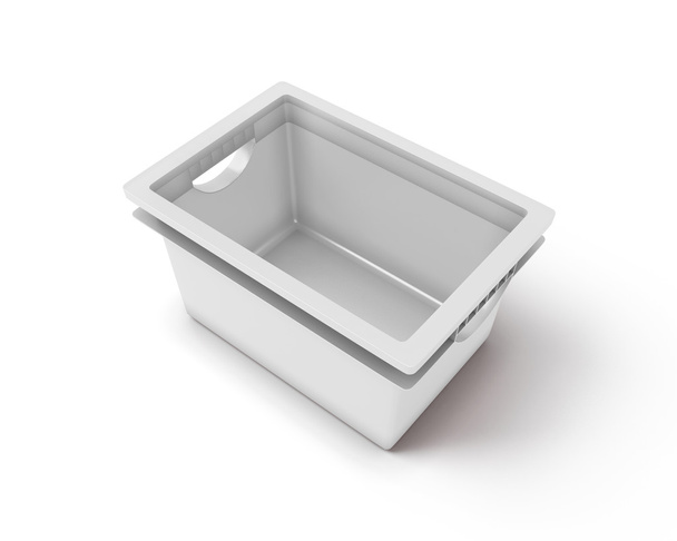 White plastic box for clothes - Photo, Image