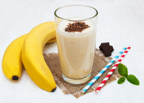 Banana smoothie - Photo, Image