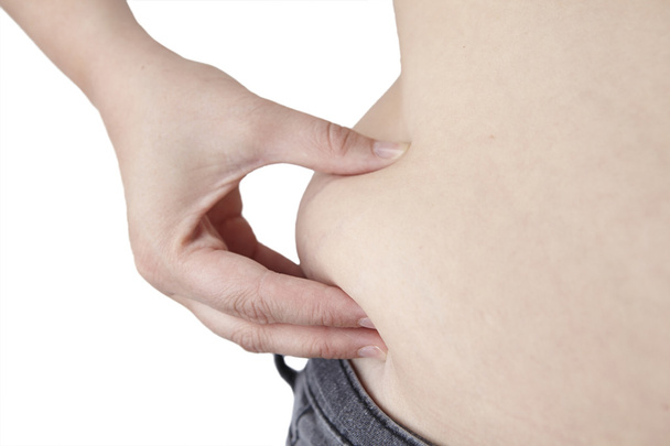 Medir a gordura corporal
 - Foto, Imagem