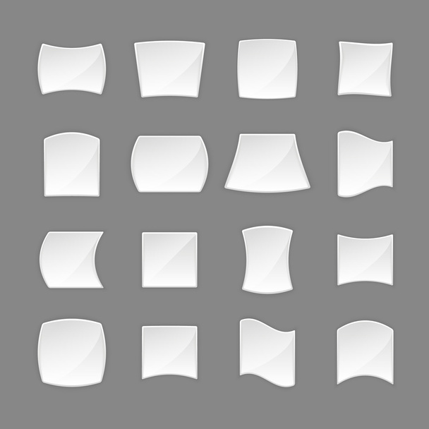 Set of geometric shapes - Wektor, obraz