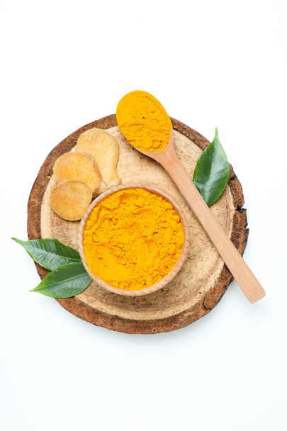 Fragrant seasoning - turmeric, one of the main ingredients in Indian curry - Photo, Image