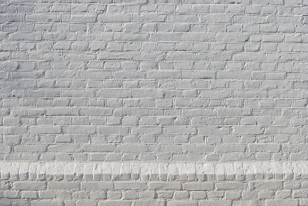 white brick wall background texture - Photo, Image