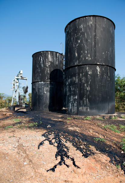 čerpadlo jack s ropy kontaminace - Fotografie, Obrázek