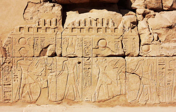 starém Egyptě hieroglyfy - Fotografie, Obrázek