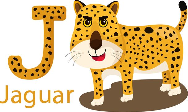 Ilustrátor j s jaguar - Vektor, obrázek