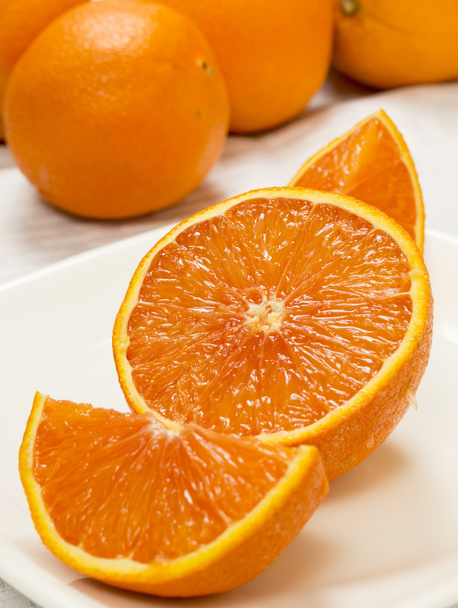Fresh cut orange - Φωτογραφία, εικόνα